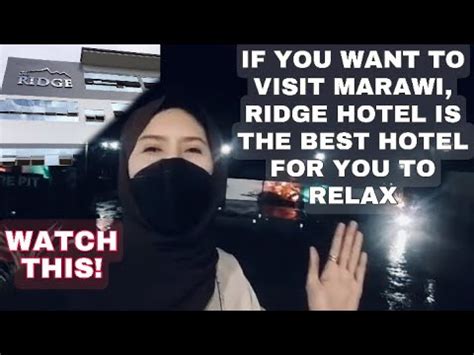 the ridge hotel marawi